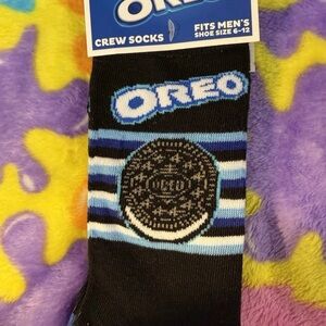 NWT OREO CREW SOCKS MENS SIZE 6-12
